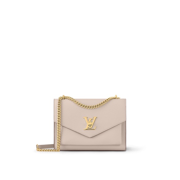 LOUIS VUITTON MYLOCKME SATCHEL chain bag in greige - Picture 4 of 16